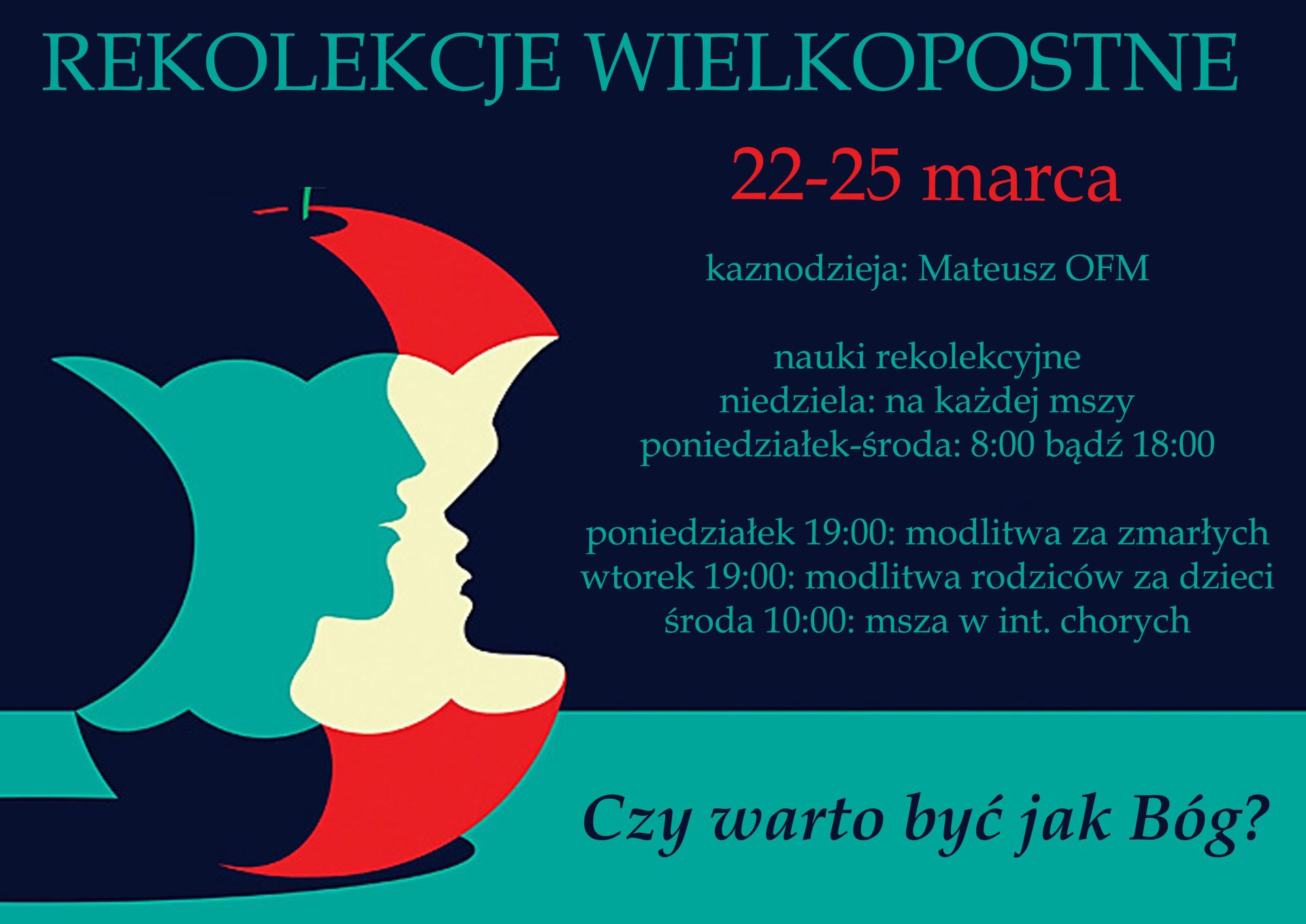 REKOLEKCJE WIELKOPOSTNE W NASZEJ PARAFII